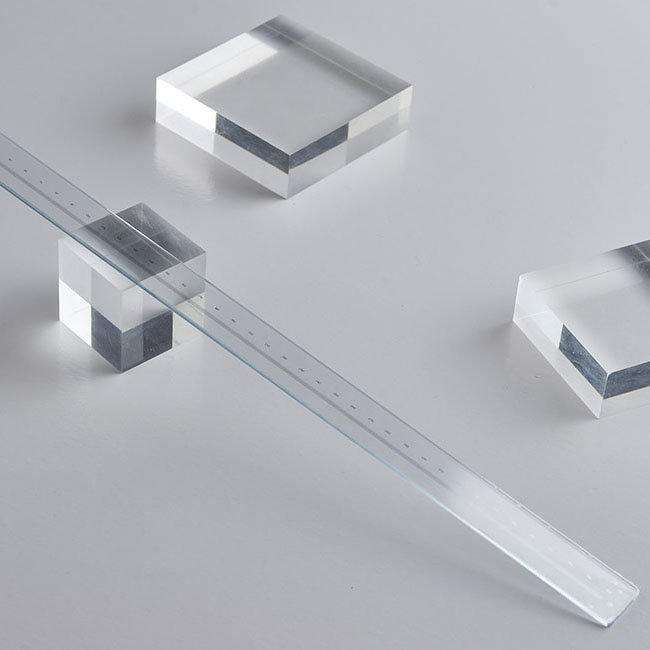 0-300mm Range Optical Glass Line Ruler